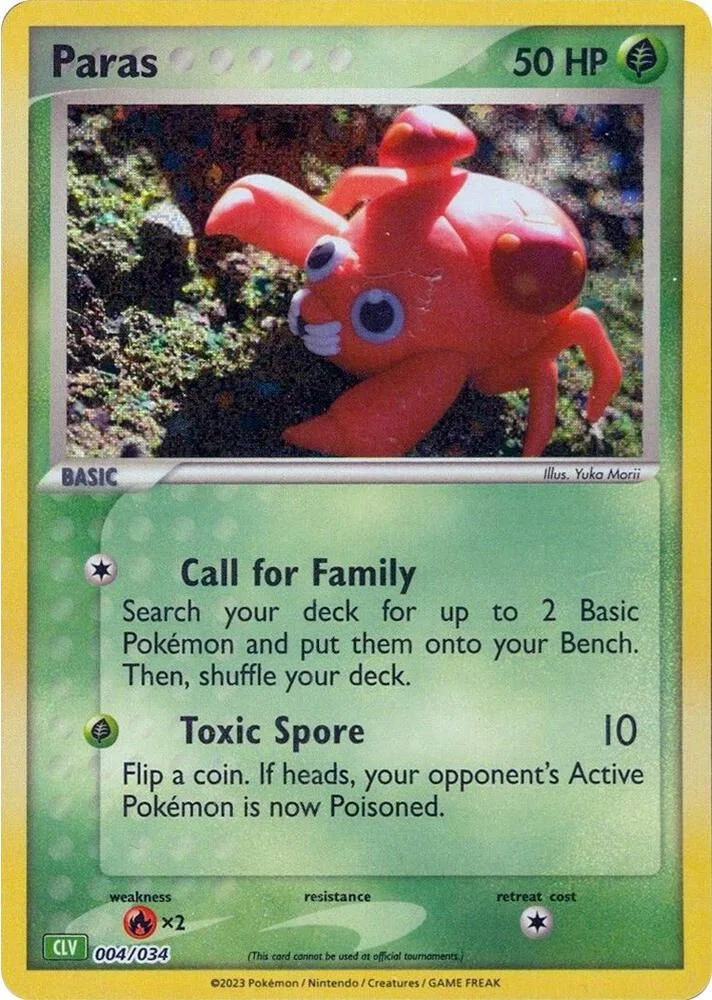 Paras card front
