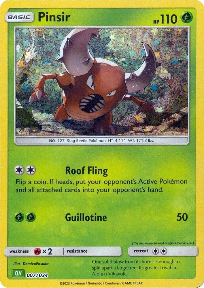 Pinsir card front