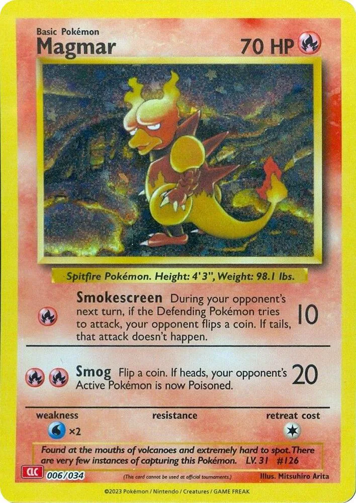Magmar card front