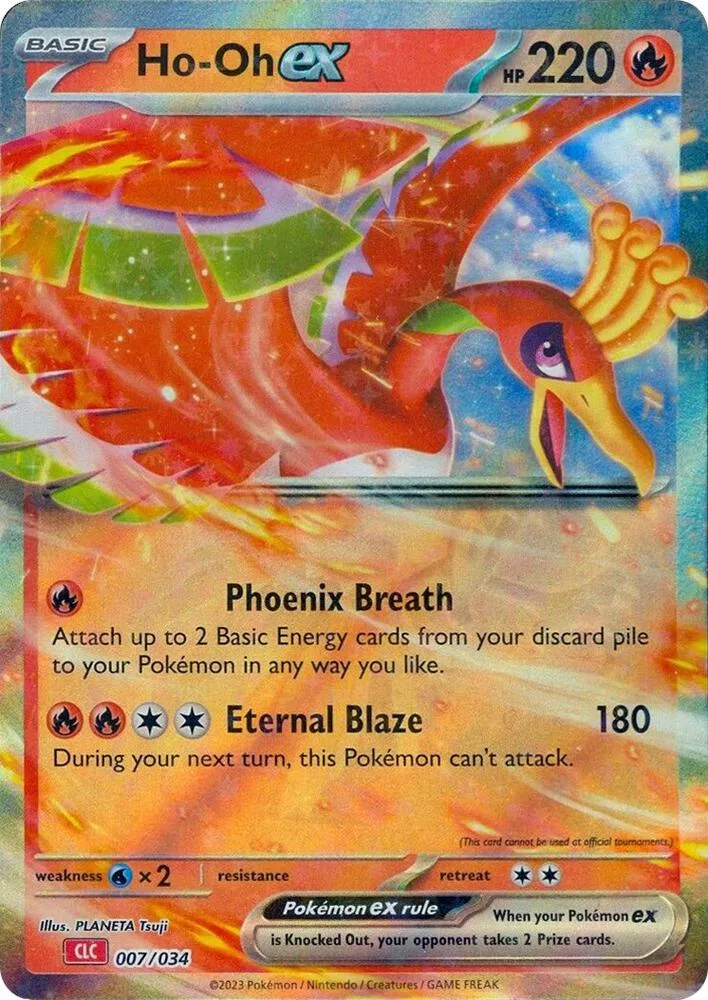 Ho-oh ex card front