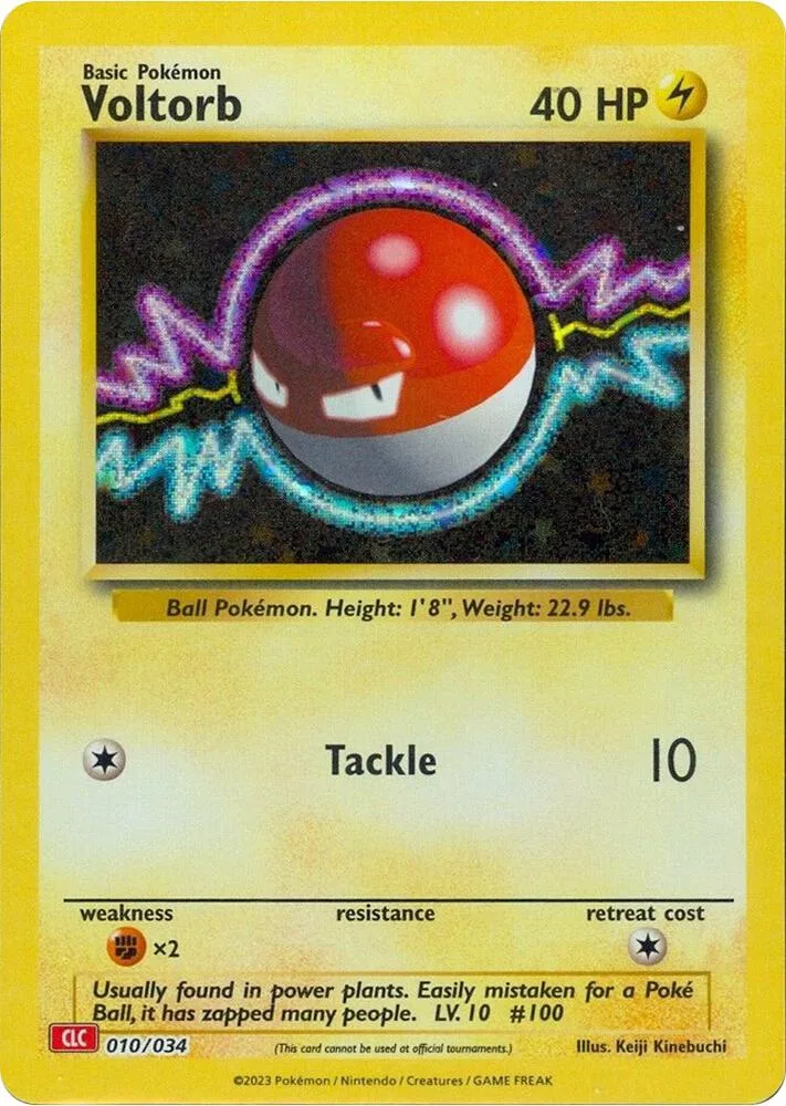 Voltorb card front