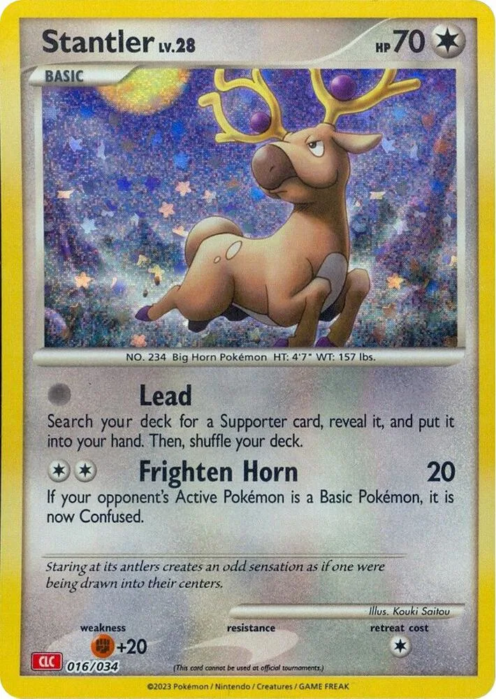 Stantler card front