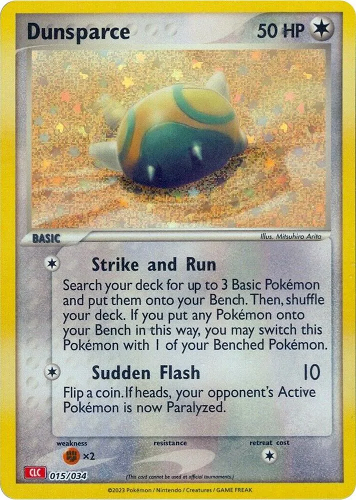 Dunsparce card front
