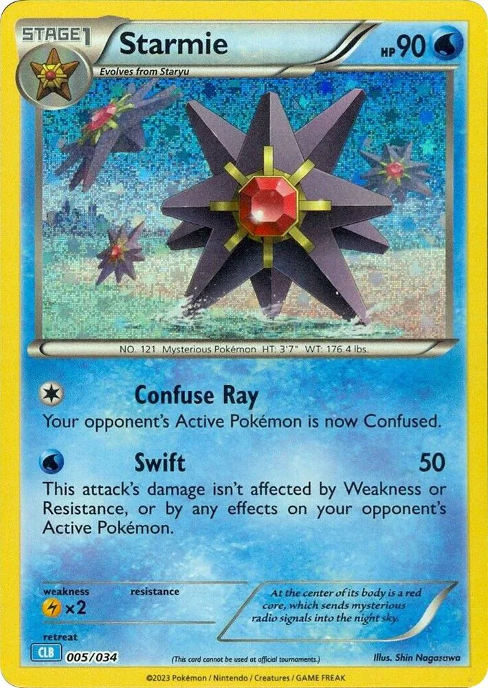 Starmie card front