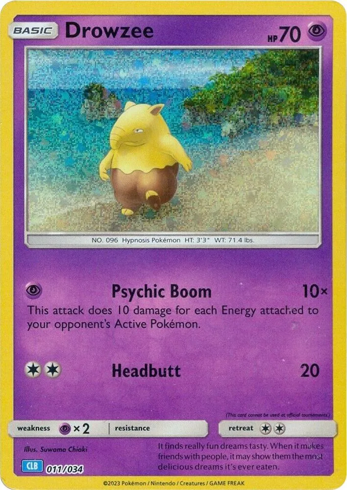 Drowzee card front