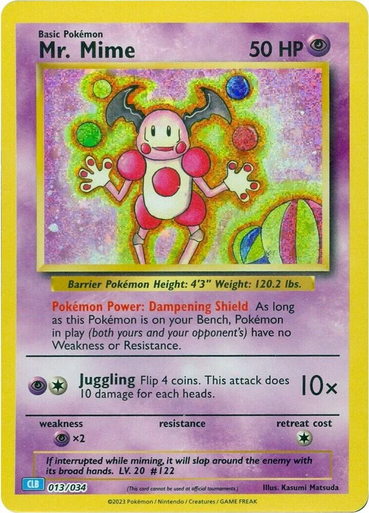 Mr. Mime card front