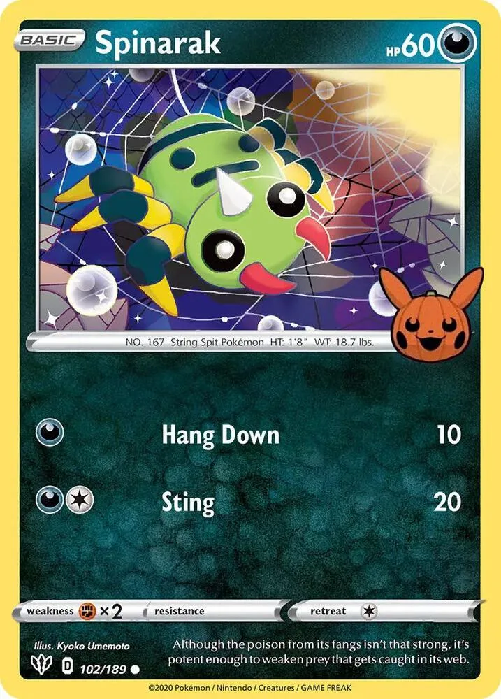 Spinarak card front