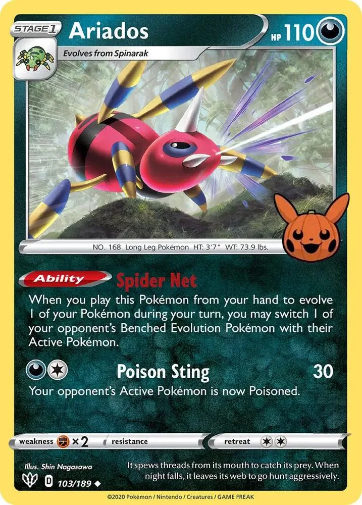 Ariados card front