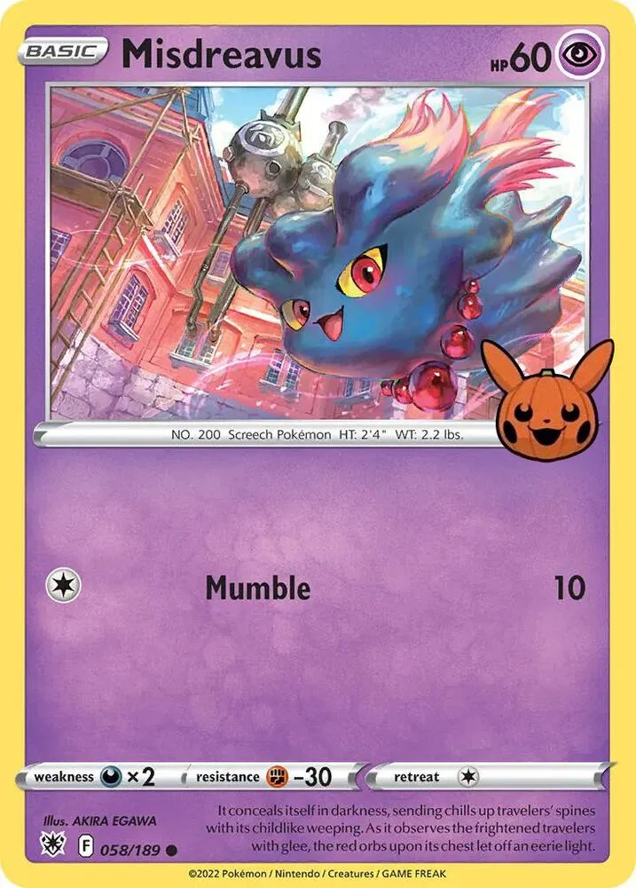 Misdreavus card front
