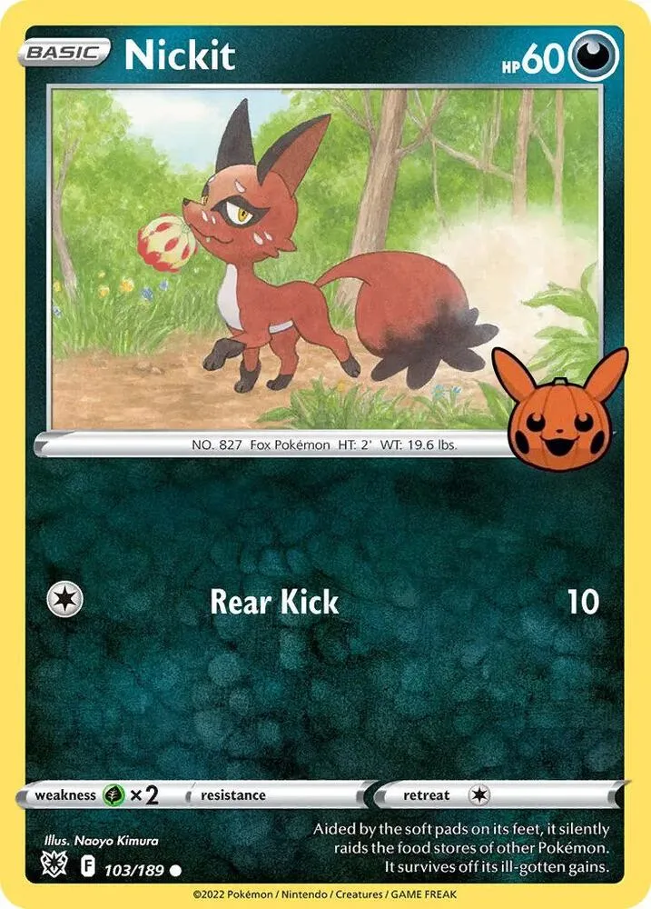 Nickit card front