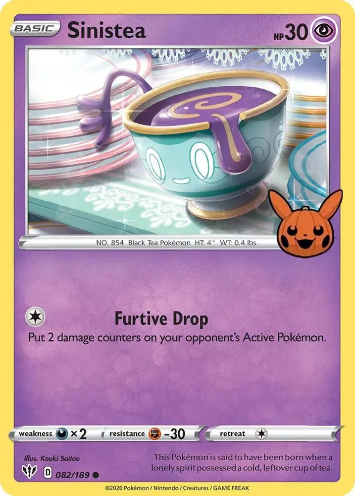Sinistea card front