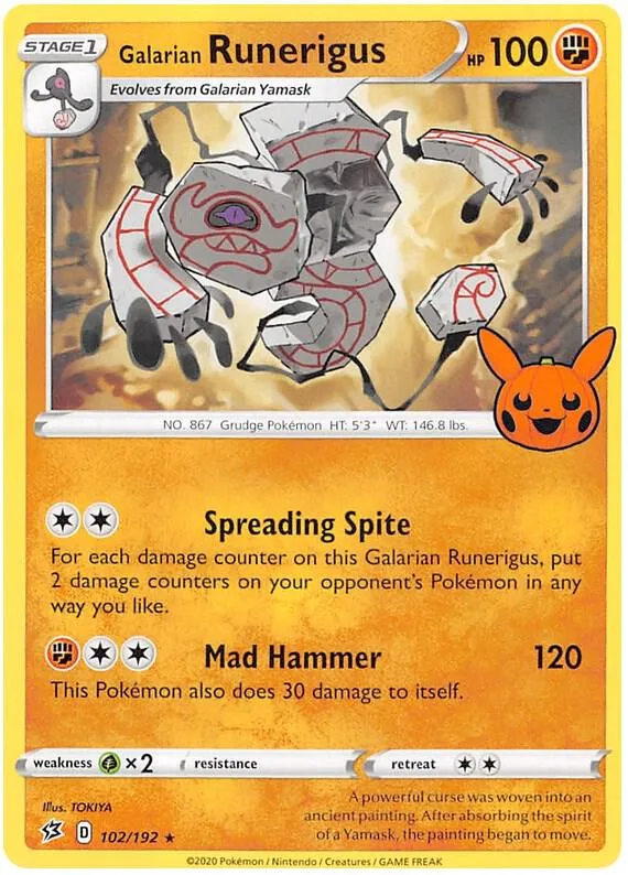 Galarian Runerigus card front