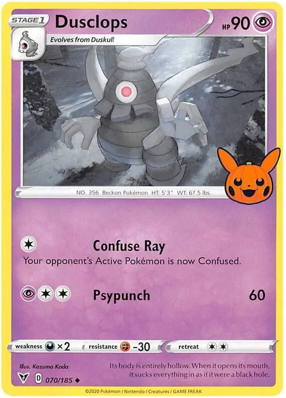 Dusclops card front