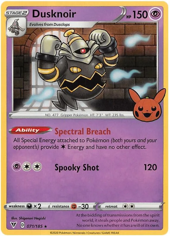 Dusknoir card front