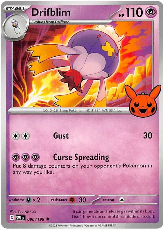 Drifblim card front