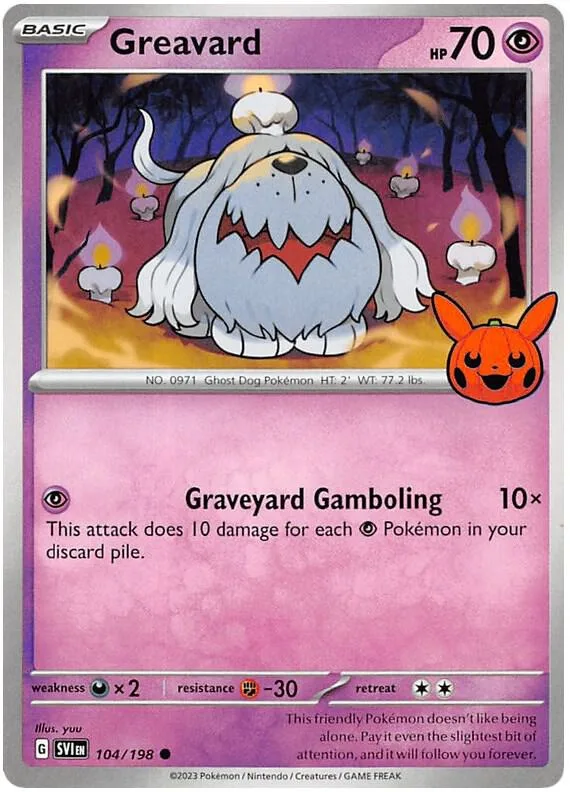 Greavard card front