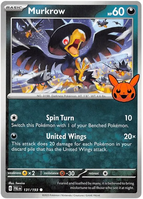Murkrow card front