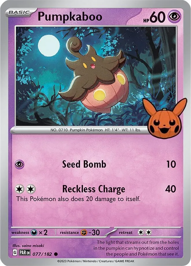 Pumpkaboo card front