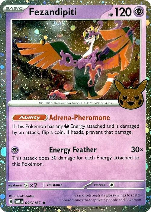 Fezandipiti (Cosmos Holo) card front