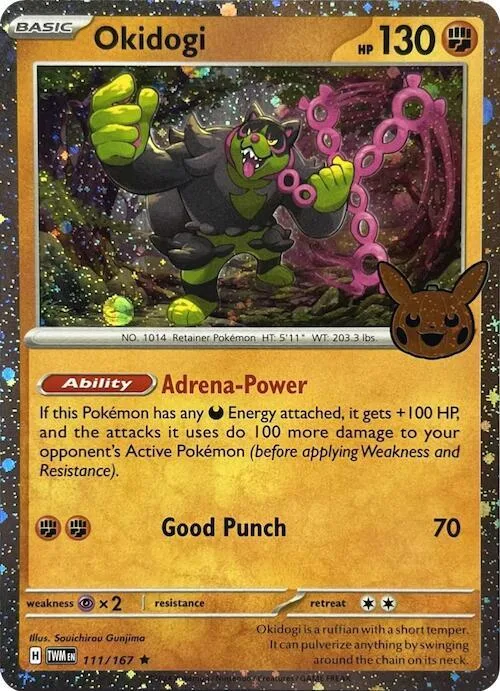 Okidogi (Cosmos Holo) card front