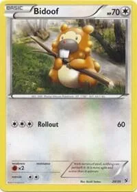 Bidoof card front