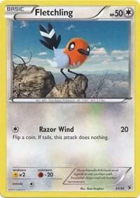 Fletchling card front
