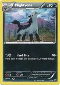 Mightyena card front