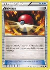 Poke Ball card front
