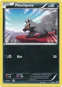 Poochyena card front