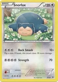 Snorlax card front
