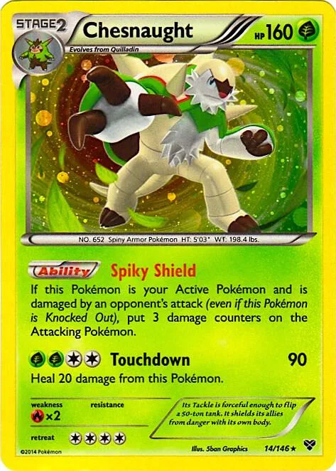 Chesnaught (Cosmos Holo) thumbnail