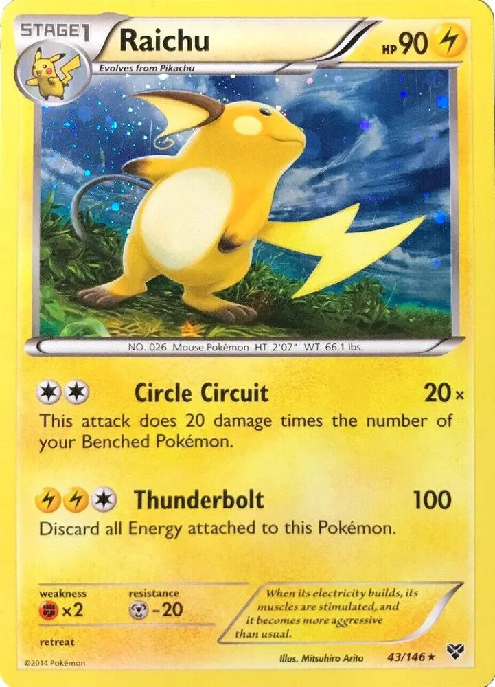 Raichu (Cosmos Holo) thumbnail