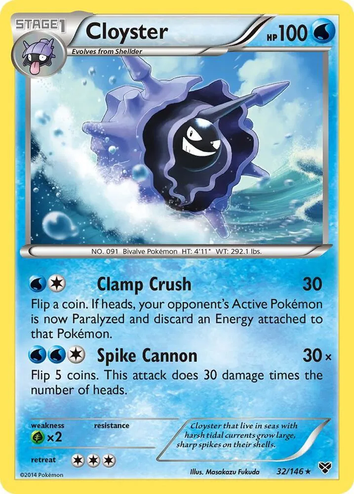 Cloyster card front