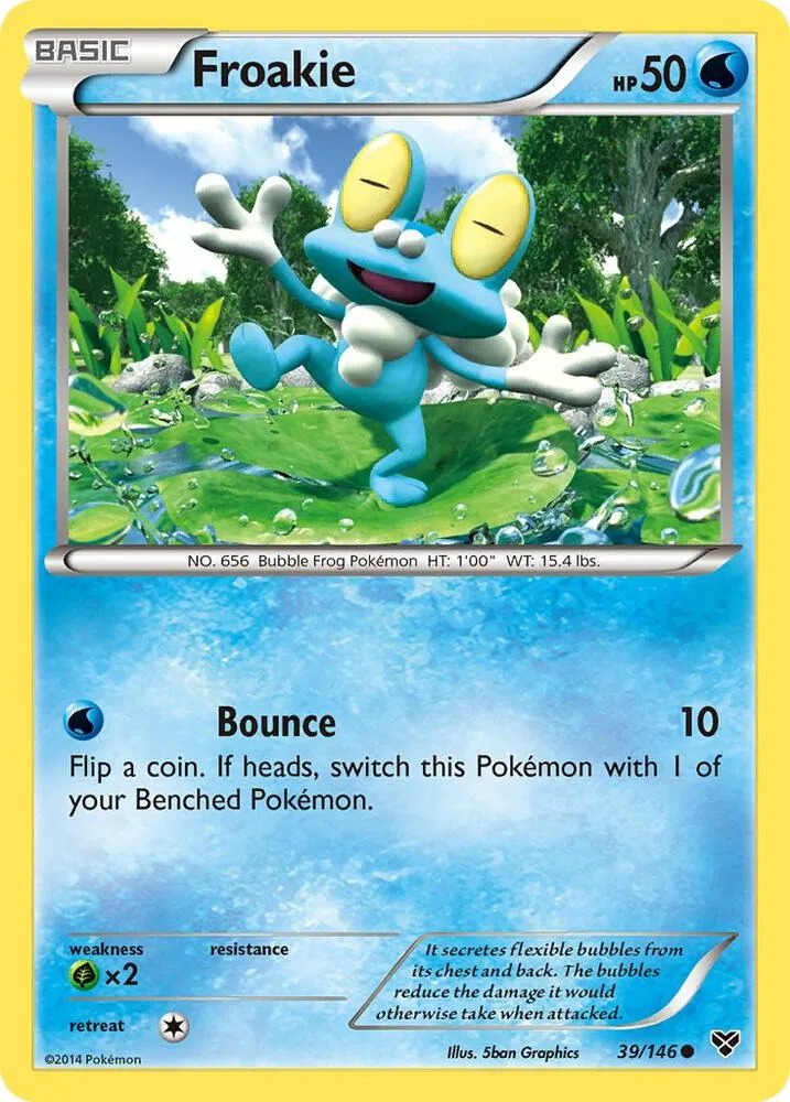 Froakie card front