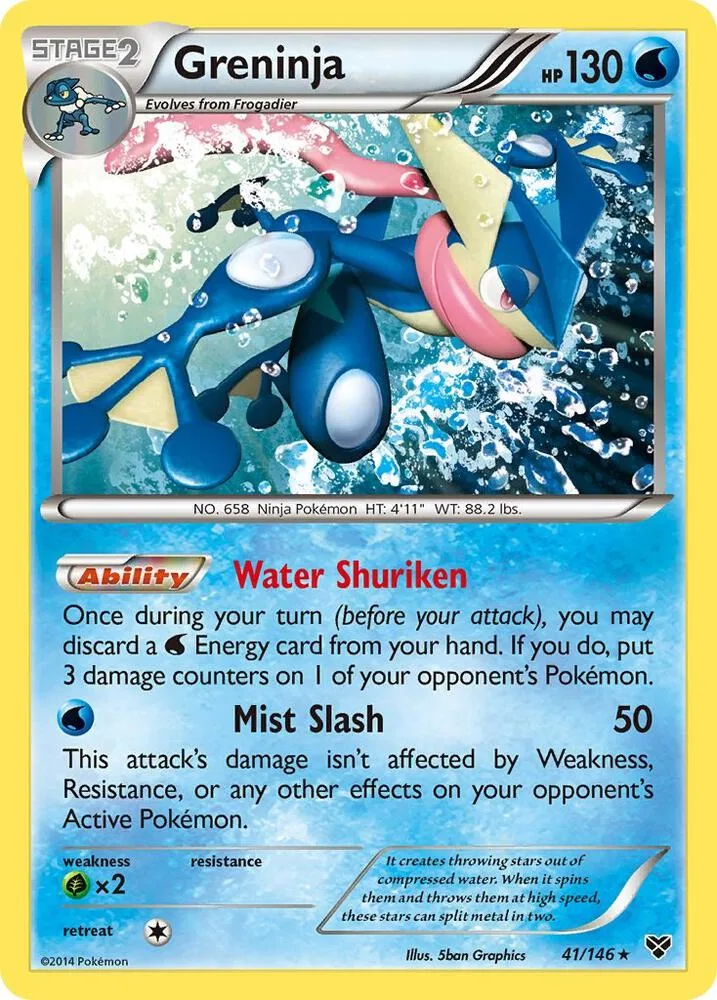 Greninja card front