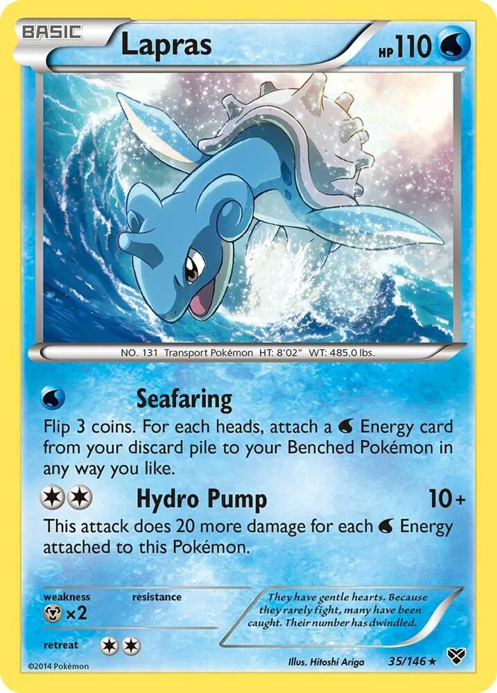 Lapras card front
