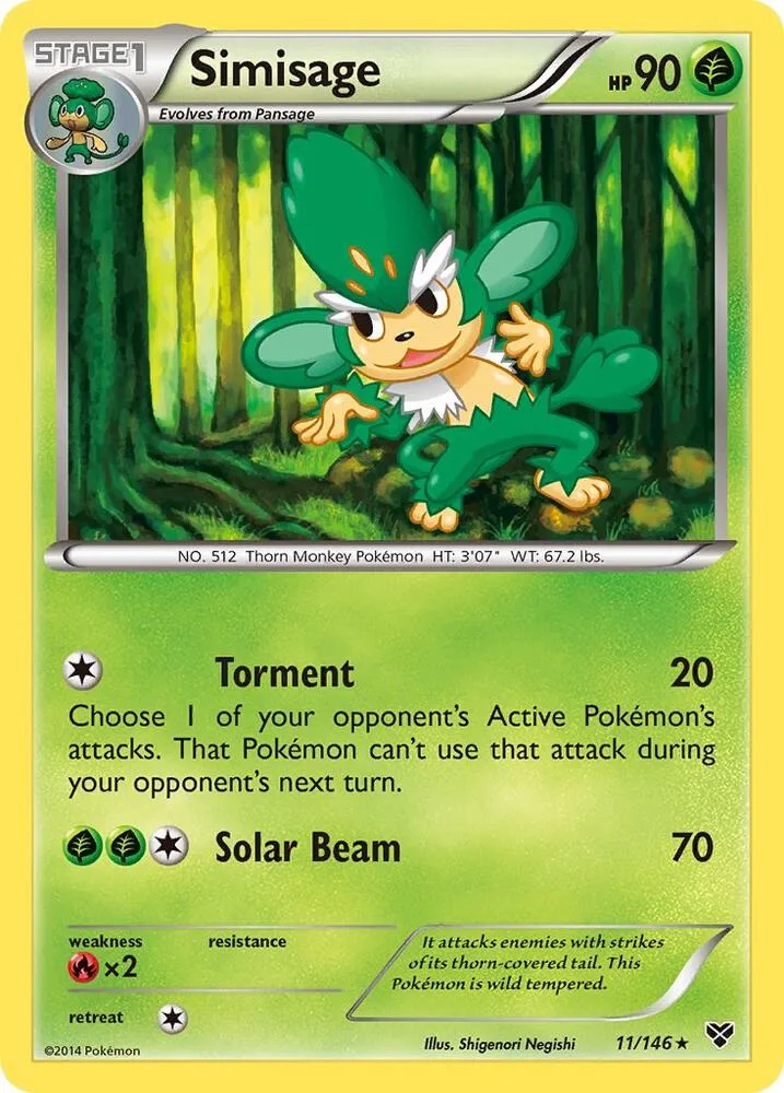 Simisage card front