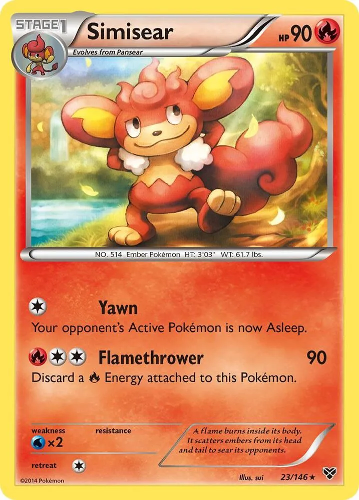 Simisear card front