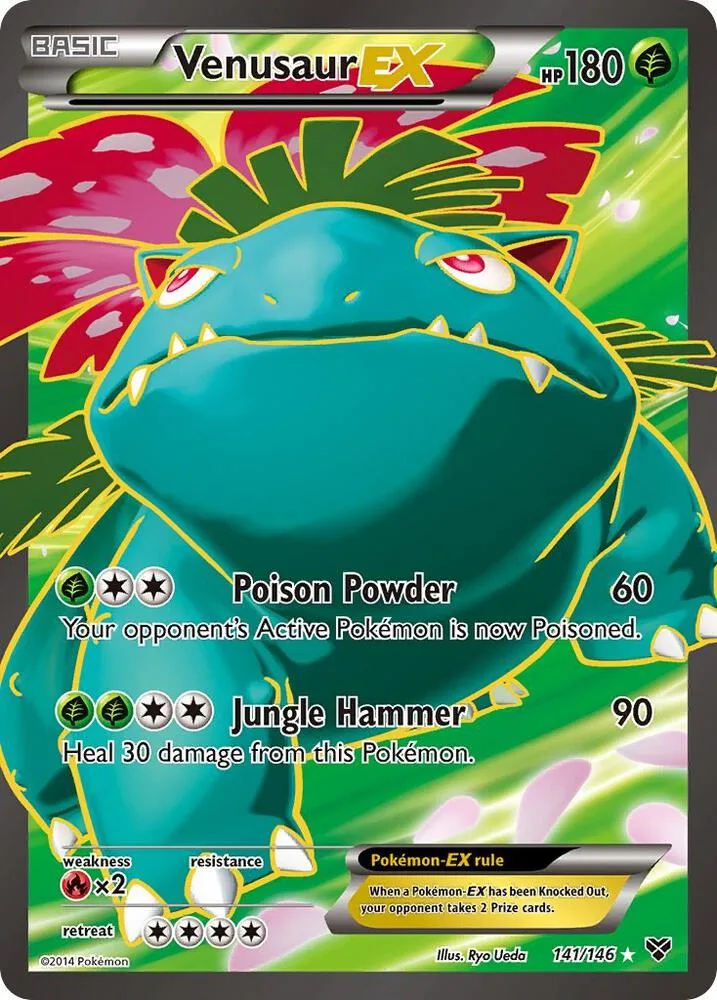 Venusaur EX (141 Full Art) Holofoil card