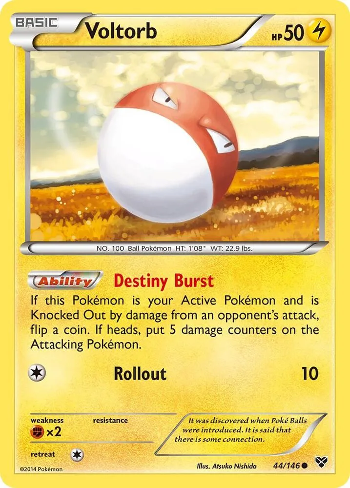 Voltorb card front