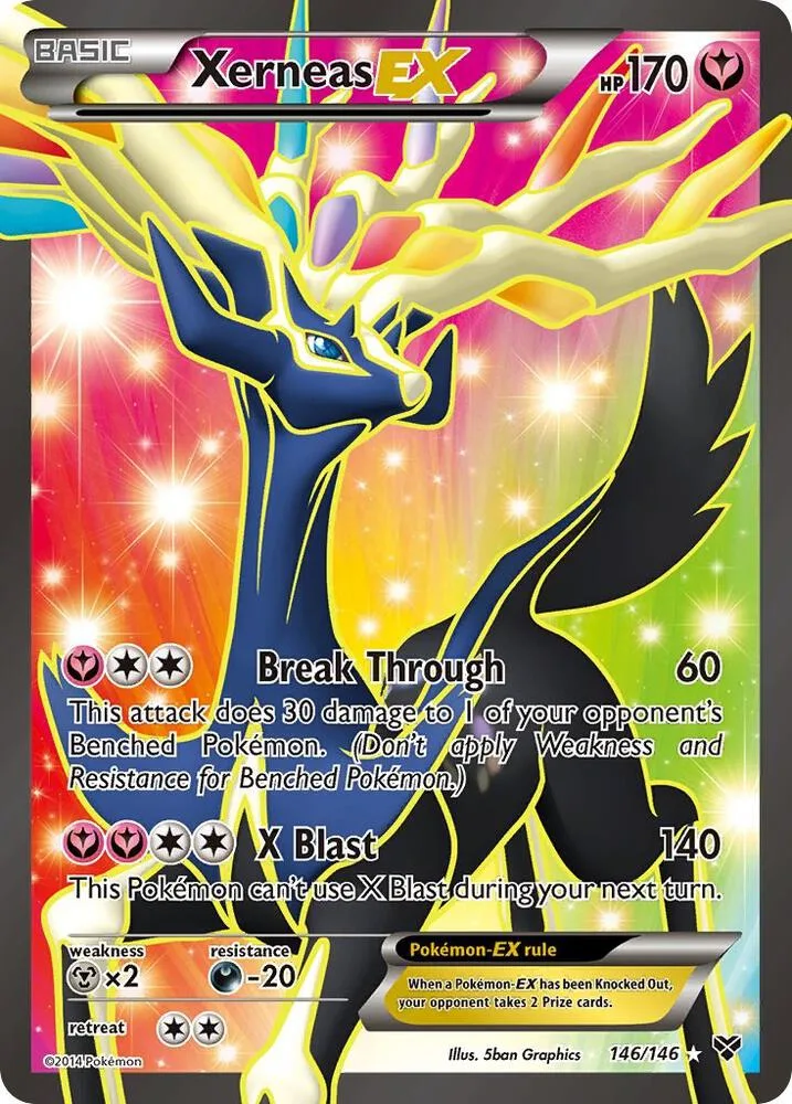 Xerneas EX (146 Full Art) Holofoil card