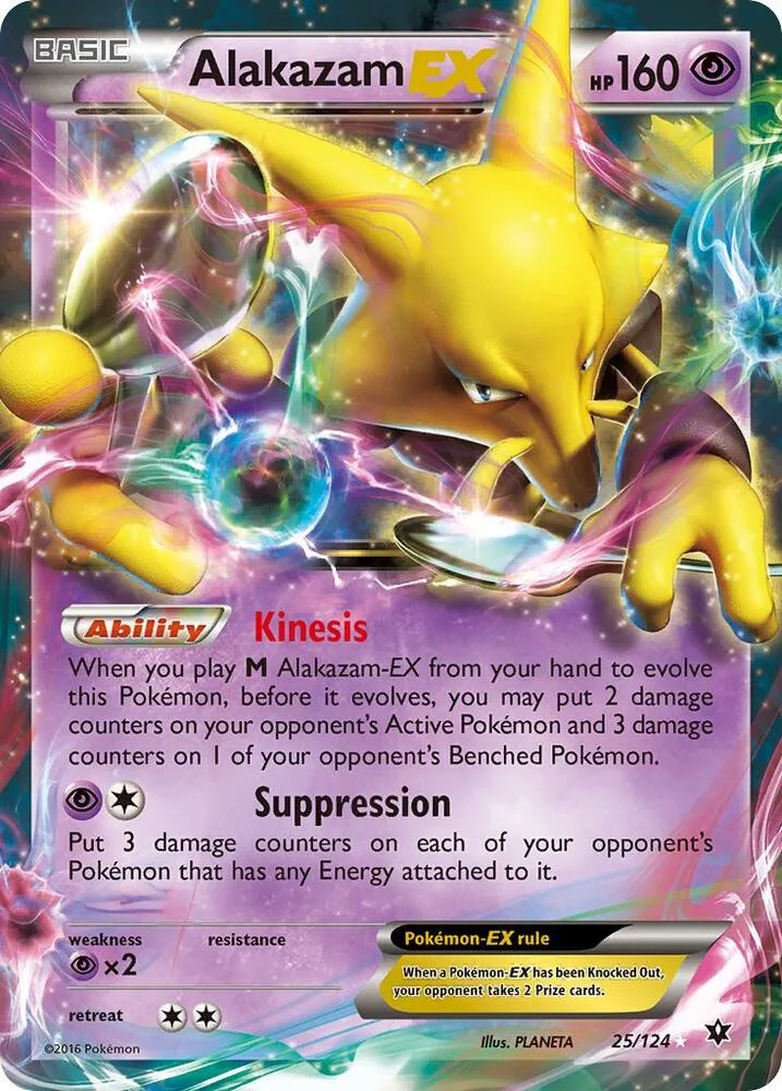 Alakazam EX card front