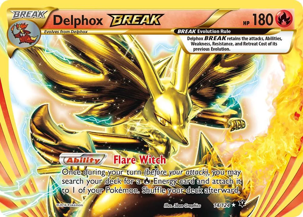 Delphox BREAK card front