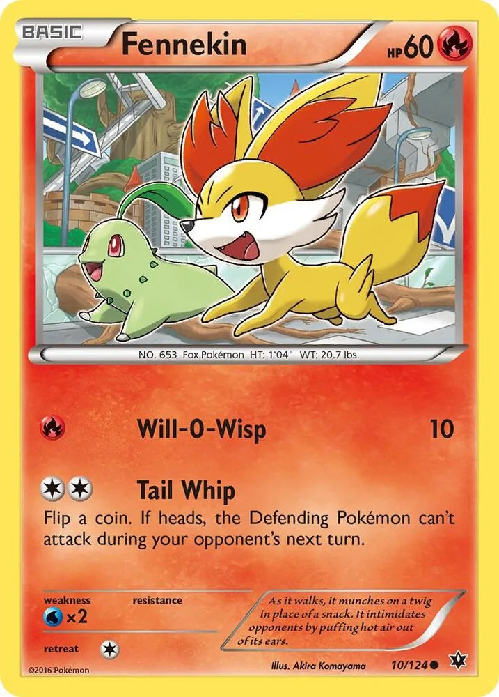 Fennekin card front