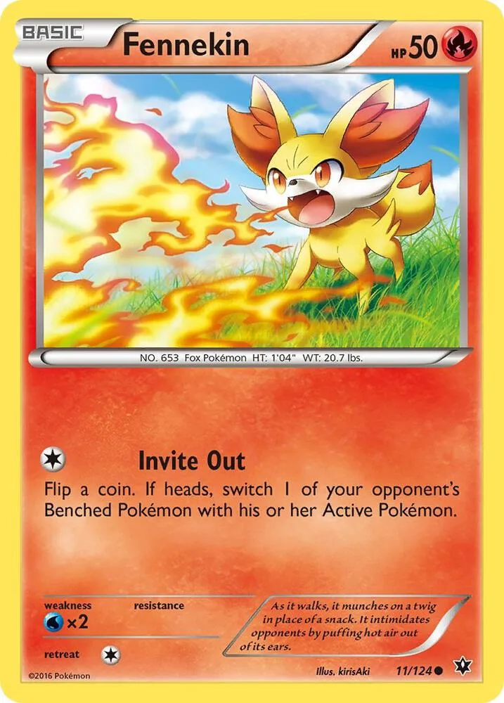 Fennekin card front