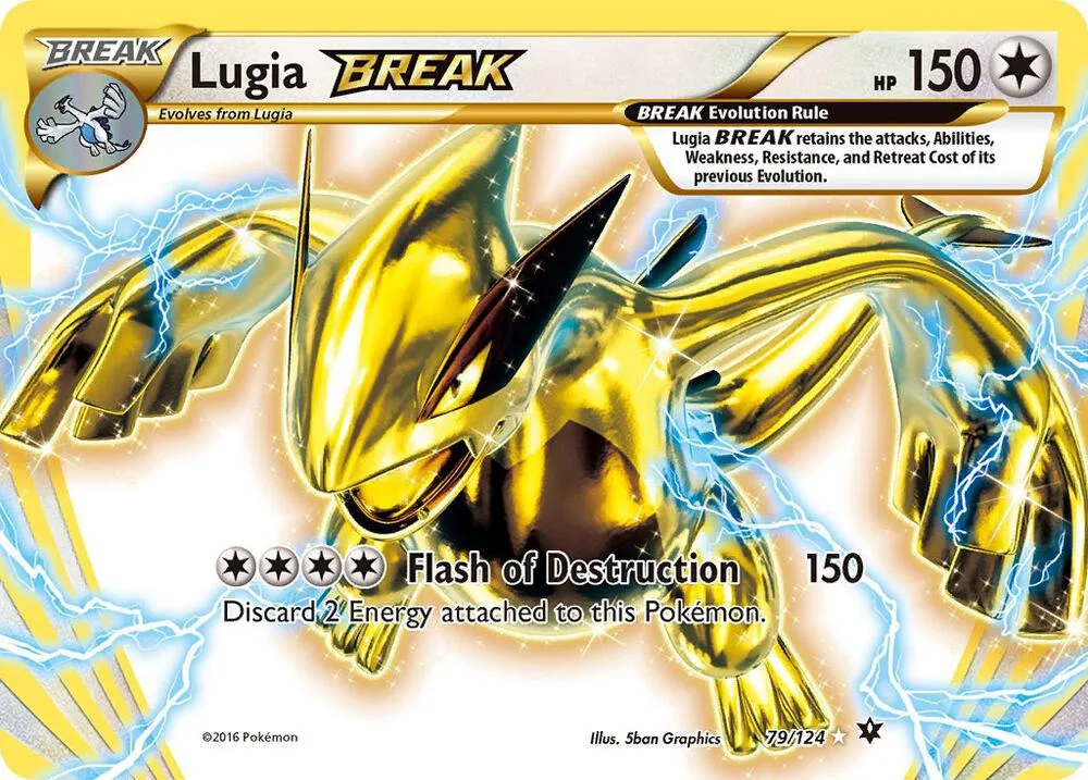 Lugia BREAK Holofoil card