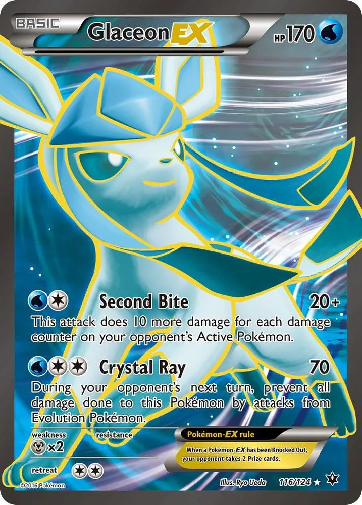 Glaceon EX (Full Art) Holofoil card
