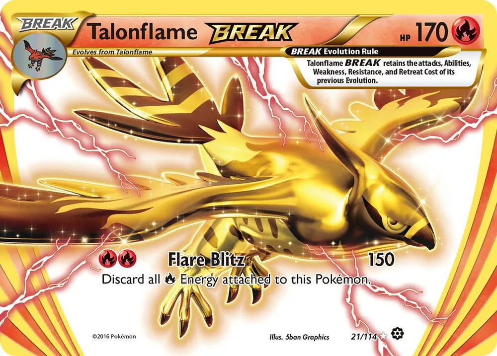 Talonflame BREAK card front