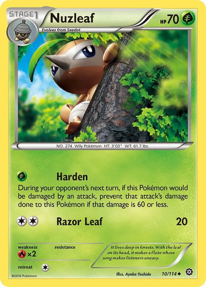Nuzleaf card front