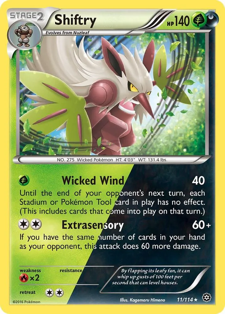 Shiftry card front